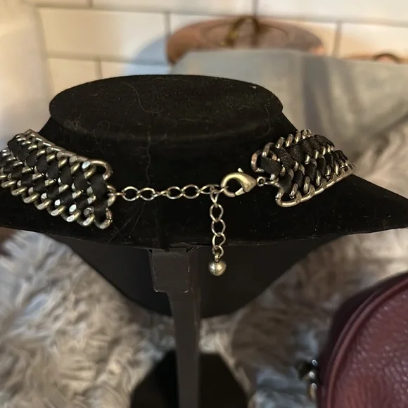 Rebecca minkoff bundle. Purse and necklace. Studded bag